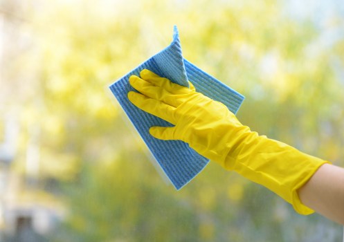 Local cleaners preparing a flat for tenancy handover in SW18