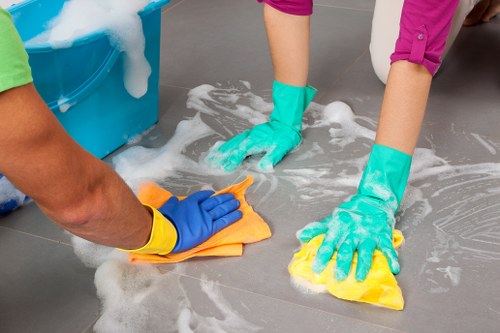 Professional upholstery cleaning for a living room sofa in SW18