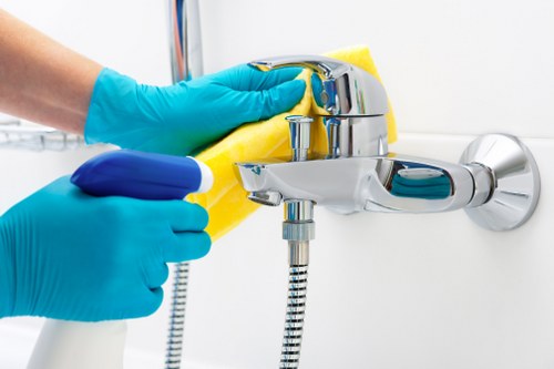 Local cleaner maintaining a property in SW18